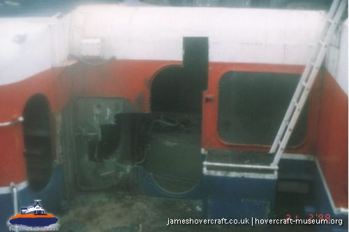 SRN4 Sir Christopher (GH-2008) being broken up at Dover -  (credit: The <a href='http://www.hovercraft-museum.org/' target='_blank'>Hovercraft Museum Trust</a>).